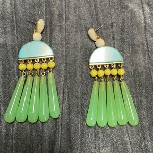 Costume jewelry earrings. Statement piece